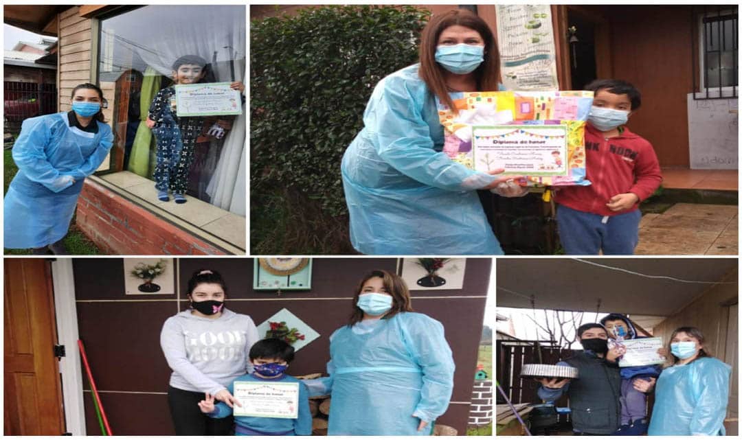Inspirador concurso del nivel parvulario que fomenta el trabajo en familia y uso de material reciclado